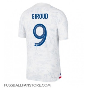 Frankreich Olivier Giroud #9 Replik Auswärtstrikot WM 2022 Kurzarm